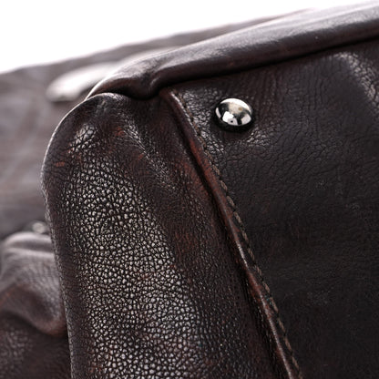 Chanel Calfskin Diamond Stitch Accordion Flap Brown 9 of 36