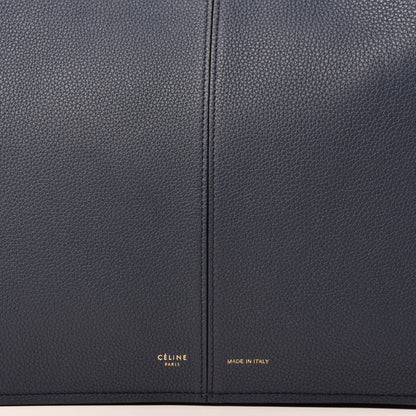 Celine Baby Grained Calfskin Small Tri-Fold Bag Steel Blue 8 of 9