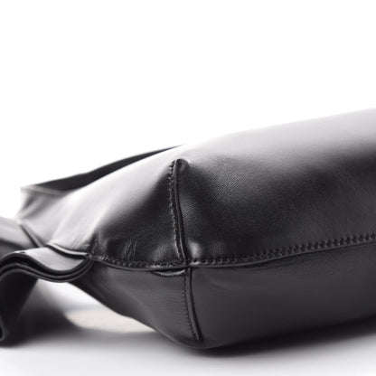 Valentino Garavani Nappa Atelier 04 Rouches Edition Small Ruffle Hobo Black 6 of 9