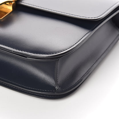 Celine Box Calfskin Medium Classic Box Flap Bag Navy 9 of 9