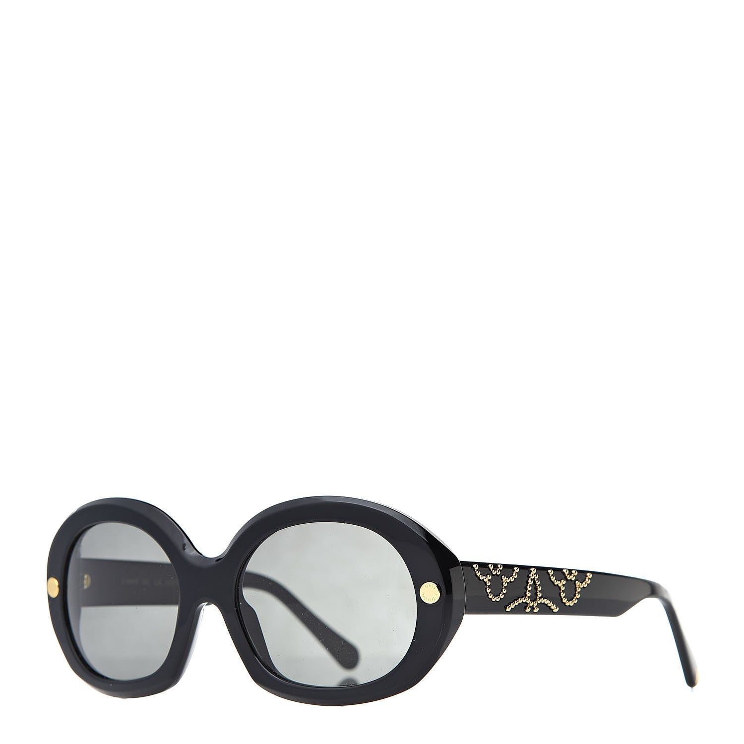 Louis Vuitton Studded La Piscine Sunglasses Z1049U Black 1 of 8