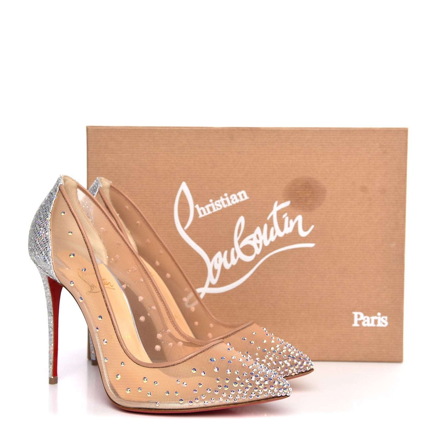 Crystal Strass Follies 100 Pumps 38.5 Crystal