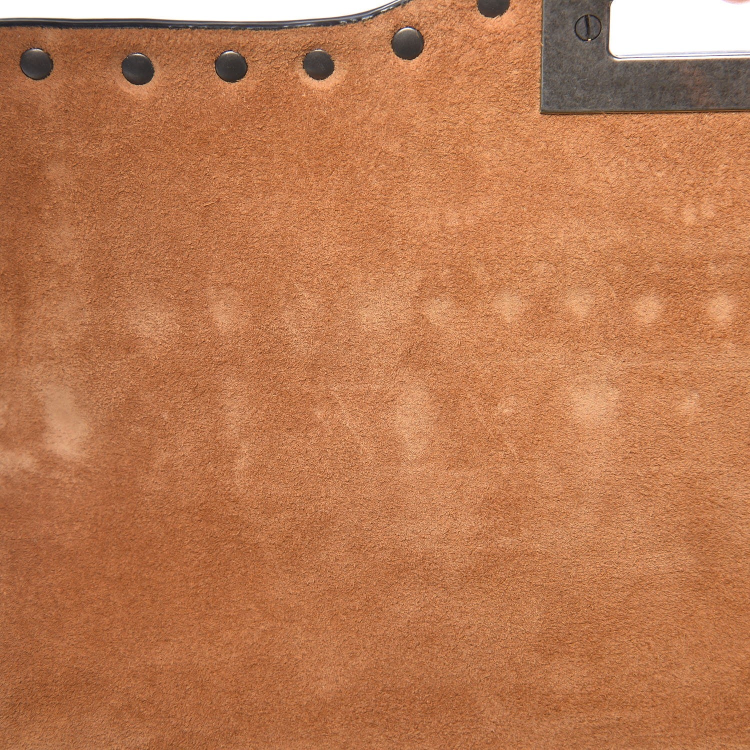 Valentino Garavani Calfskin Embroidered Medium Guitar Strap Rockstud Rolling Flap Saddle Bag Light Cuir 8 of 9