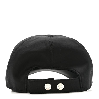 Chanel Cotton Sequin CC Cap Hat Black 5 of 9