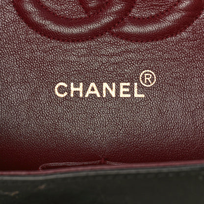 Chanel Lambskin Quilted Medium Double Flap Black 6 of 15