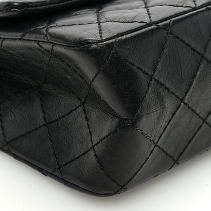 Chanel Aged Calfskin Quilted 2.55 Reissue 225 Flap Black 9 of 10
