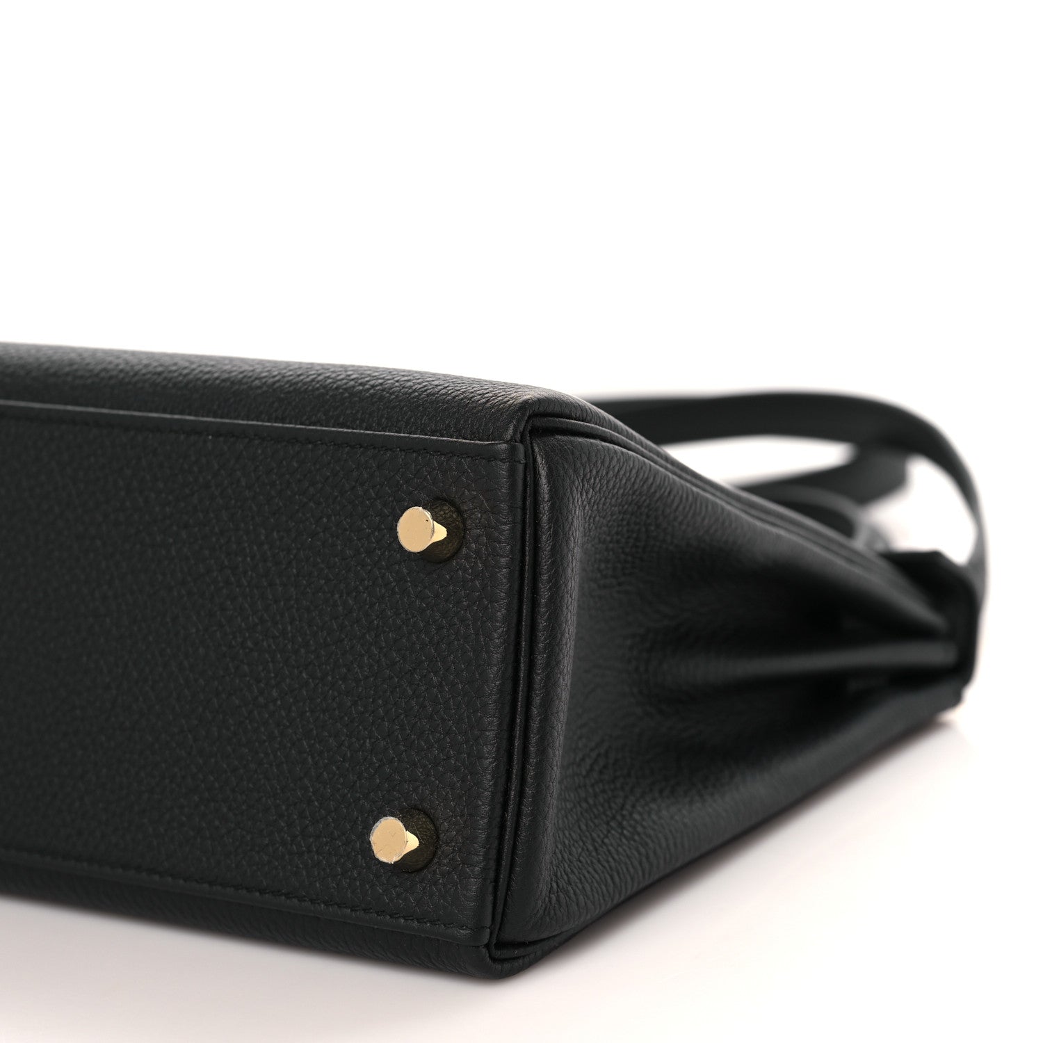 Hermes Togo Kelly Retourne 25 Black 7 of 9