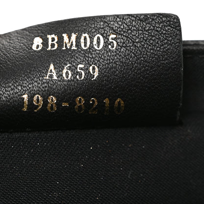 Fendi Vitello Liberty F is Fendi Bi-Color FF 1974 Embossed Envelope Belt Bag Maya Black 6 of 9