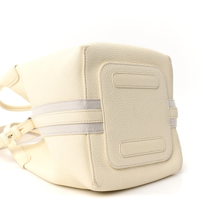 Loro Piana Grained Calfskin Small Bale Bag Whisper White 9 of 10