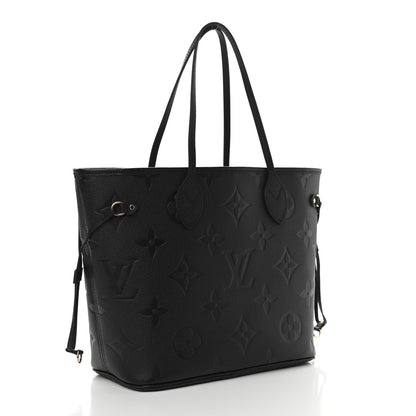 Louis Vuitton Empreinte Monogram Giant Neverfull MM Black 4 of 9