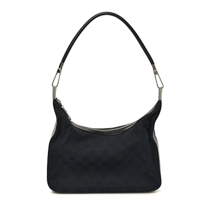 Gucci Monogram GG Clasp Hobo Black 1 of 10