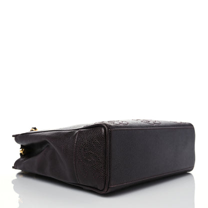Chanel Caviar CC Shoulder Bag Dark Brown 3 of 8