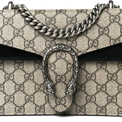 Gucci GG Supreme Monogram Mini Dionysus Shoulder Bag Black 8 of 11