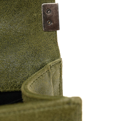Chanel Goatskin Chesterfield Quilted Medium Celtic Boy Flap Green 11 of 11