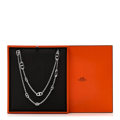 Hermes Sterling Silver Farandole Necklace 120 6 of 6