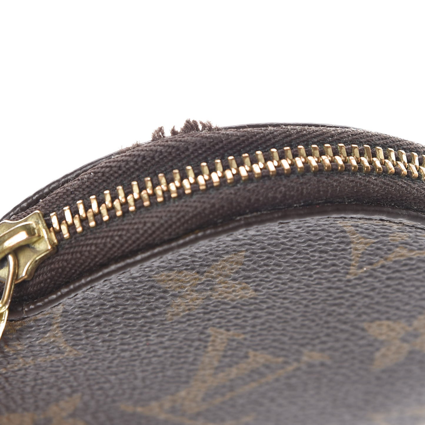 Monogram Round Coin Purse
