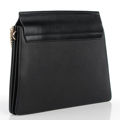 Chloe Suede Calfskin Medium Faye Shoulder Bag Black 3 of 8