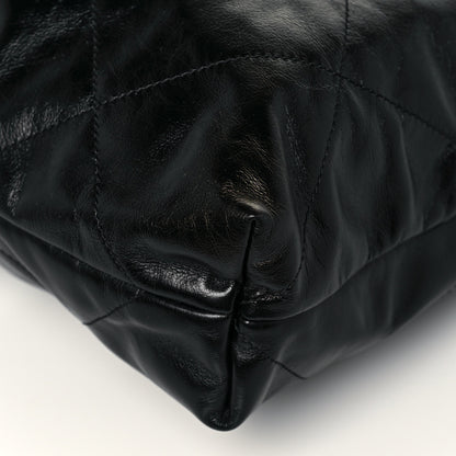 Chanel Shiny Calfskin Quilted Chanel 22 Black 13 of 14
