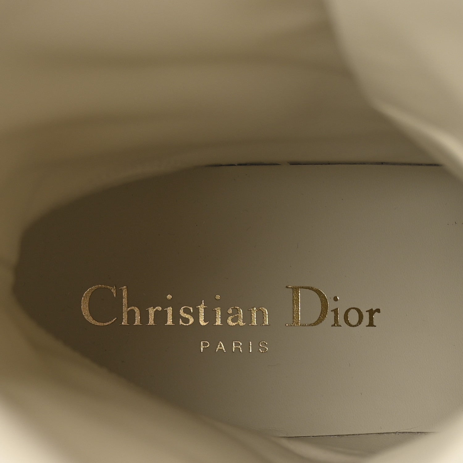 Christian Dior Calfskin Cannage D-Leader Ankle Boots 39.5 White 9 of 10