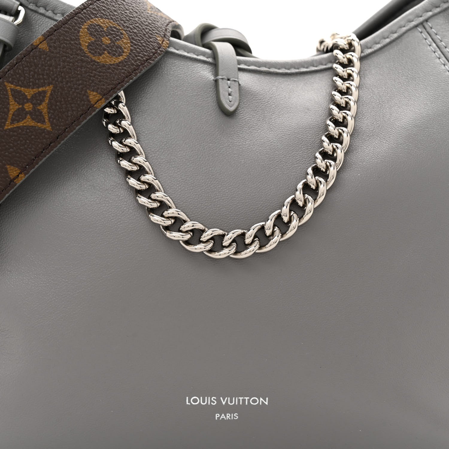 LOUIS VUITTON(ルイ・ヴィトン) マザーズバッグ グレー Louis Vuitton Lambskin CarryAll Cargo Vibe PM Trianon Gray 1509795