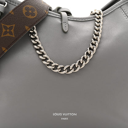 Louis Vuitton Lambskin CarryAll Cargo Vibe PM Trianon Gray 7 of 9
