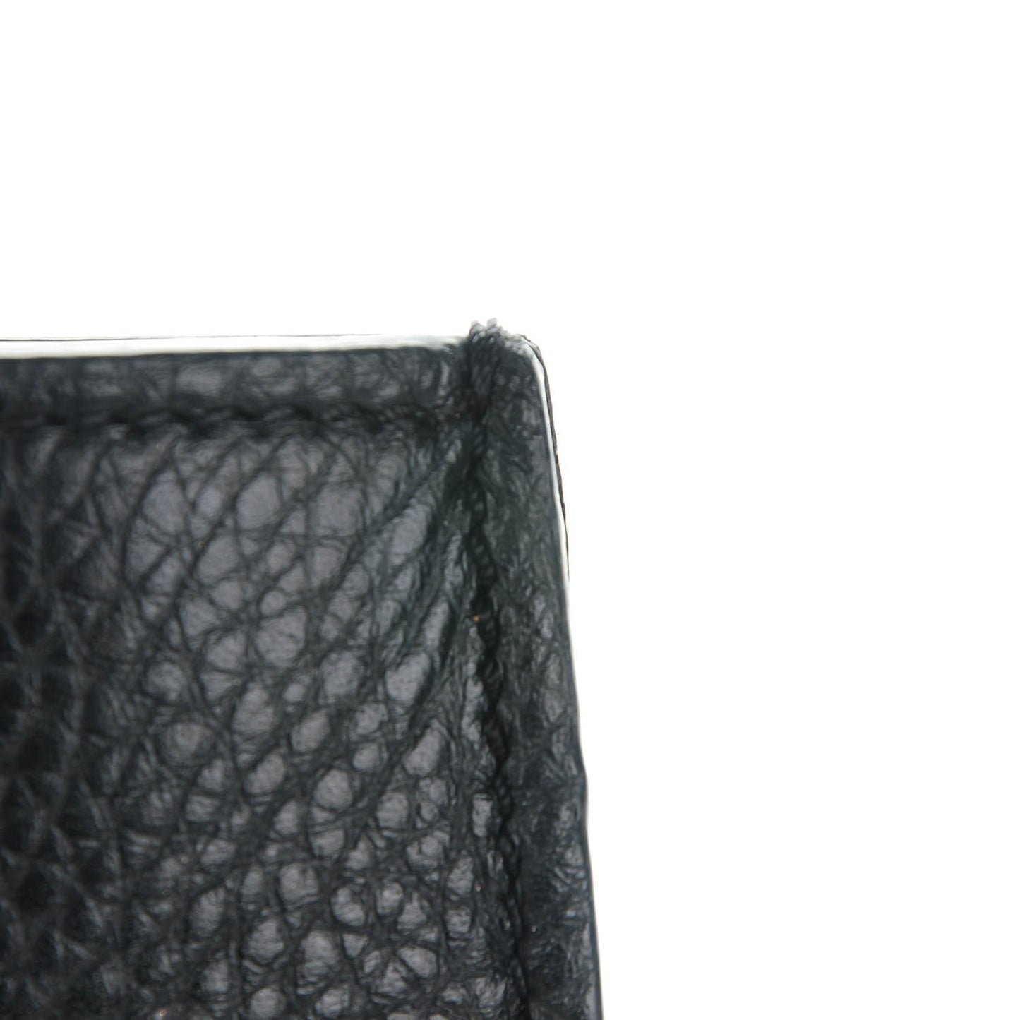 Pebbled Calfskin Small Alix Zip Padlock Zip Shoulder Bag Black