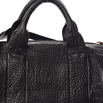 Alexander Wang Pebbled Lambskin Rocco Black Rose Gold Hardware 9 of 9