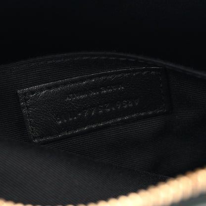 Saint Laurent Calfskin Matelasse Monogram Lou Camera Bag Military Green 7 of 11