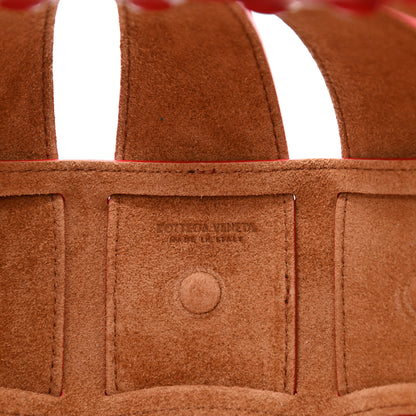 Bottega Veneta French Calfskin Small Shell Bag Chili Tomato 7 of 9