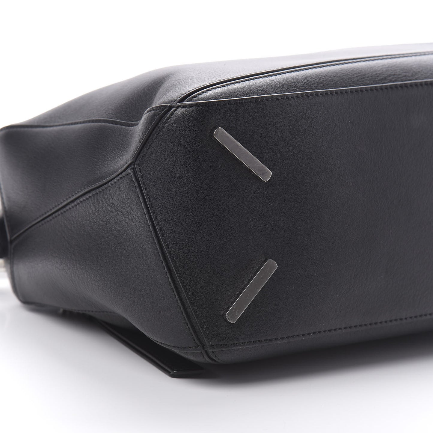 Calfskin Medium Puzzle Bag Black