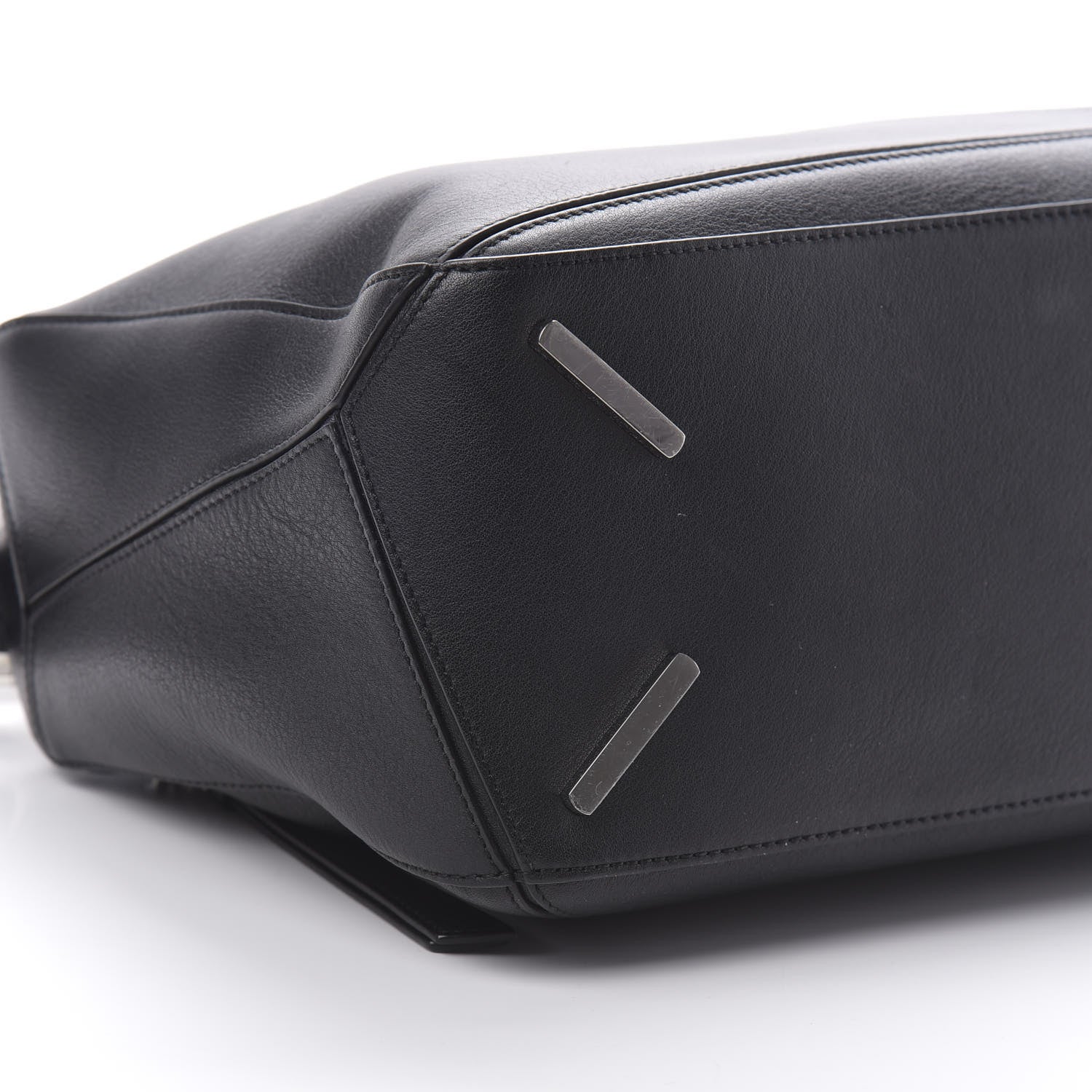 Loewe Calfskin Medium Puzzle Bag Black 9 of 13