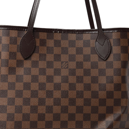 Louis Vuitton Damier Ebene Neo Neverfull MM Rose Ballerine 13 of 14