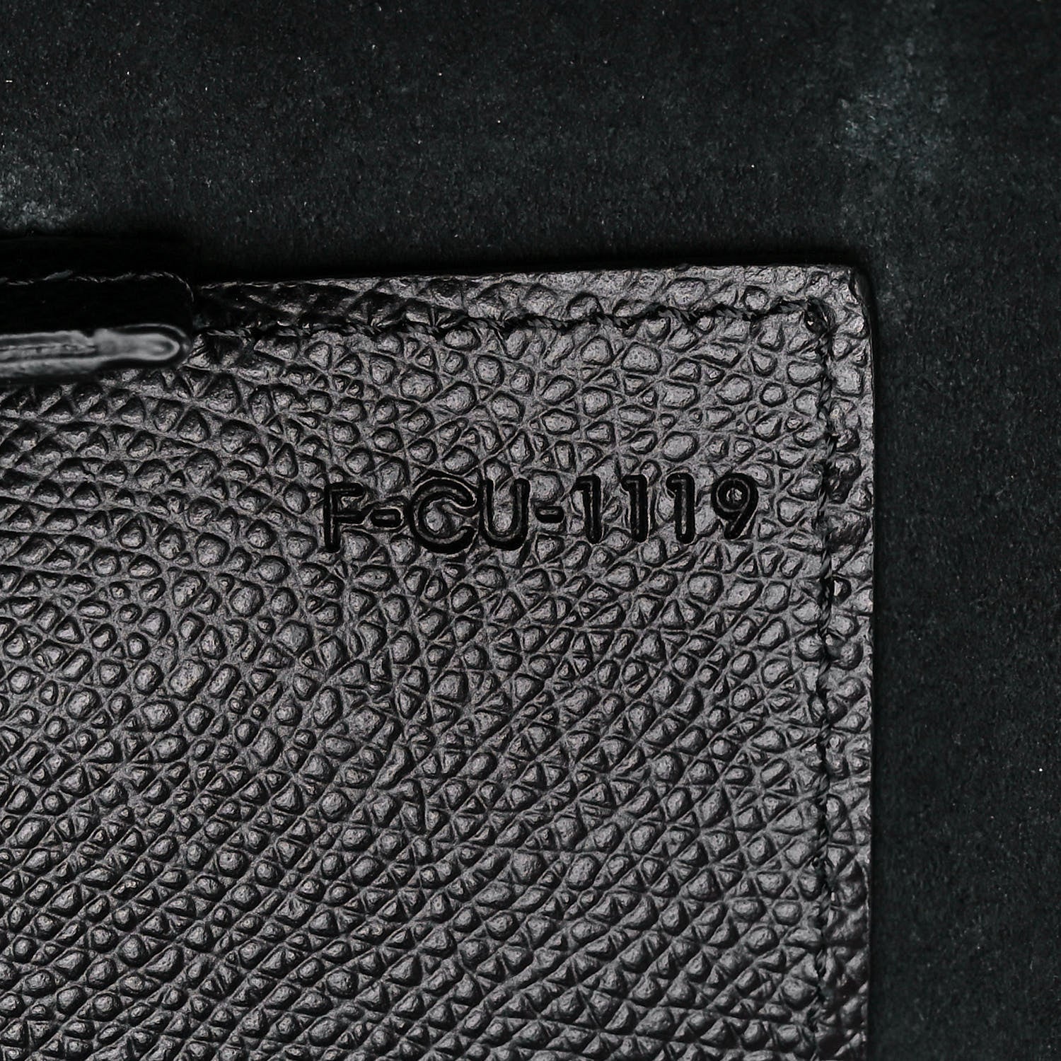 Celine Grained Calfskin Small Vertical Cabas Black 7 of 12