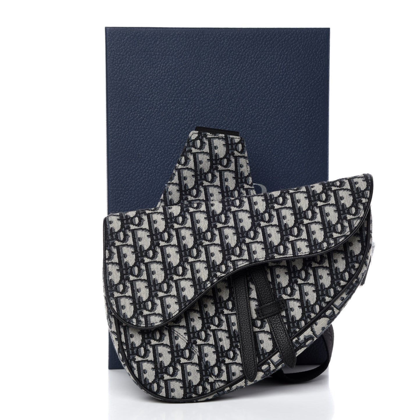 Oblique Saddle Bag Blue