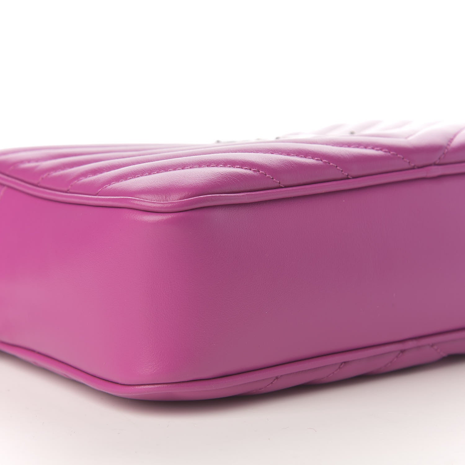 Saint Laurent Calfskin Matelasse Monogram Lou Camera Bag Electric Fuchsia 5 of 9