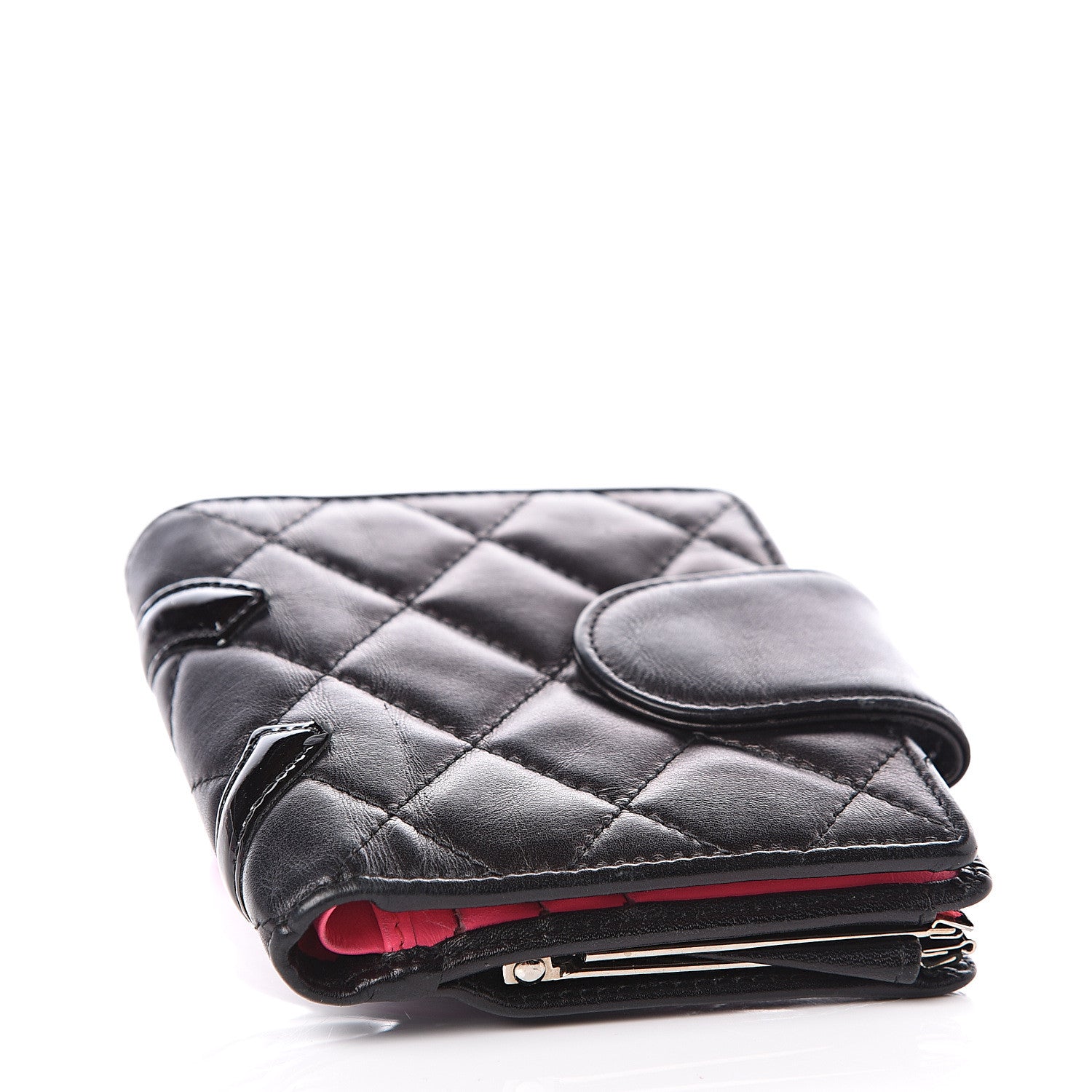 Chanel Calfskin Quilted Cambon Bi-Fold Wallet Black 3 of 11