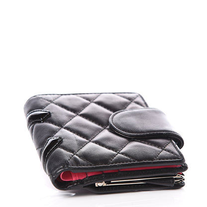 Chanel Calfskin Quilted Cambon Bi-Fold Wallet Black 3 of 11