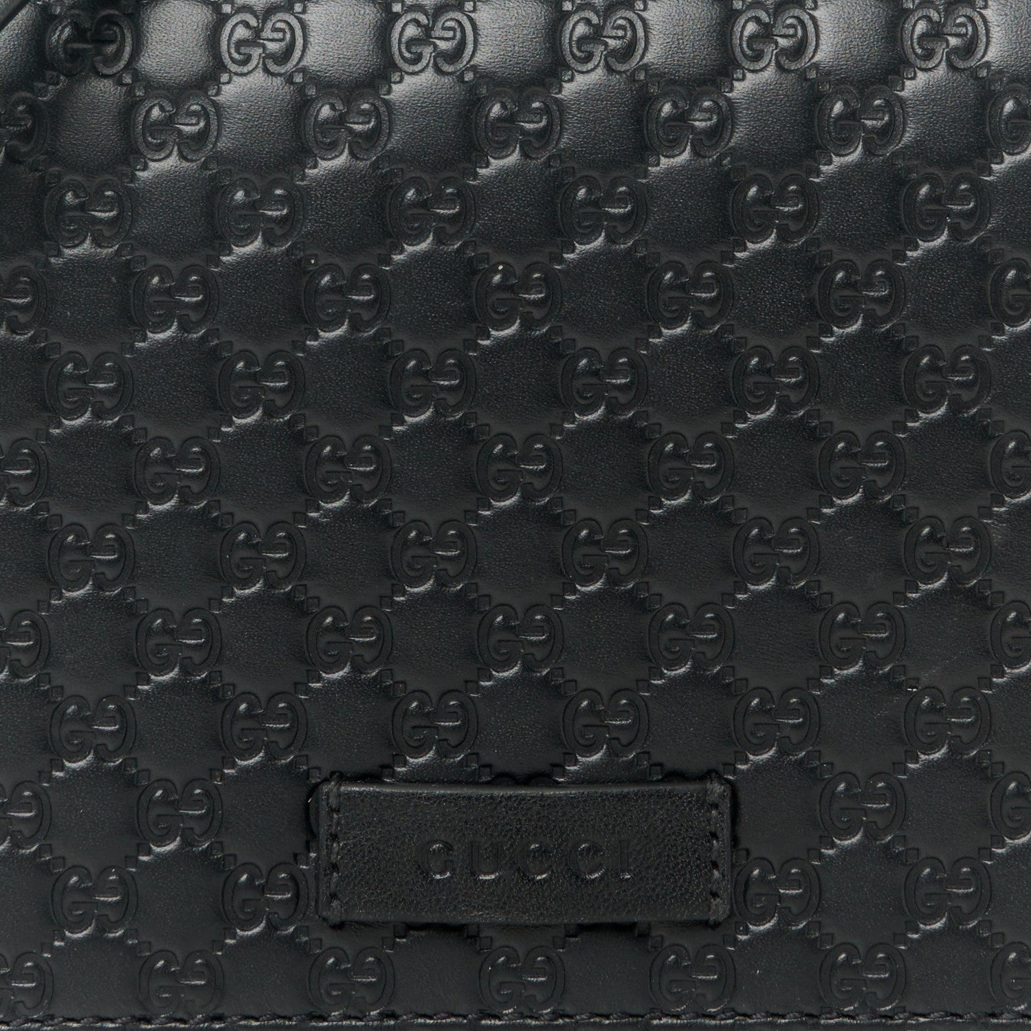 Gucci Microguccissima Crossbody Wallet Black 7 of 10