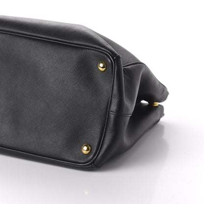 Prada Saffiano Medium Galleria Double Zip Tote Black 7 of 10