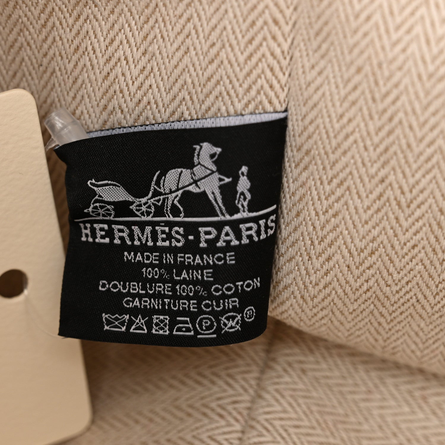 Hermes Wool Large Bride-A-Brac H Natte Pouch Tomette 6 of 9