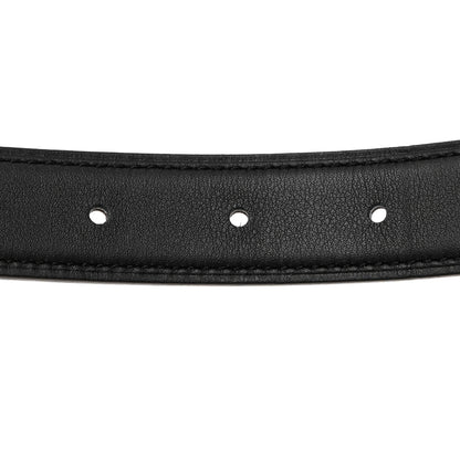 Hermes Swift Epsom 24mm Belt Strap 85 34 Black Etoupe 4 of 8