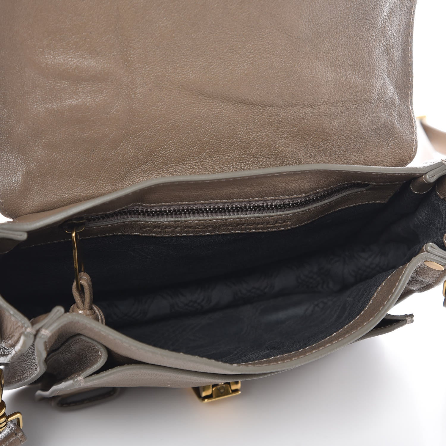 Proenza Schouler Lambskin PS1 Mini Pouch Messenger Smoke 5 of 10