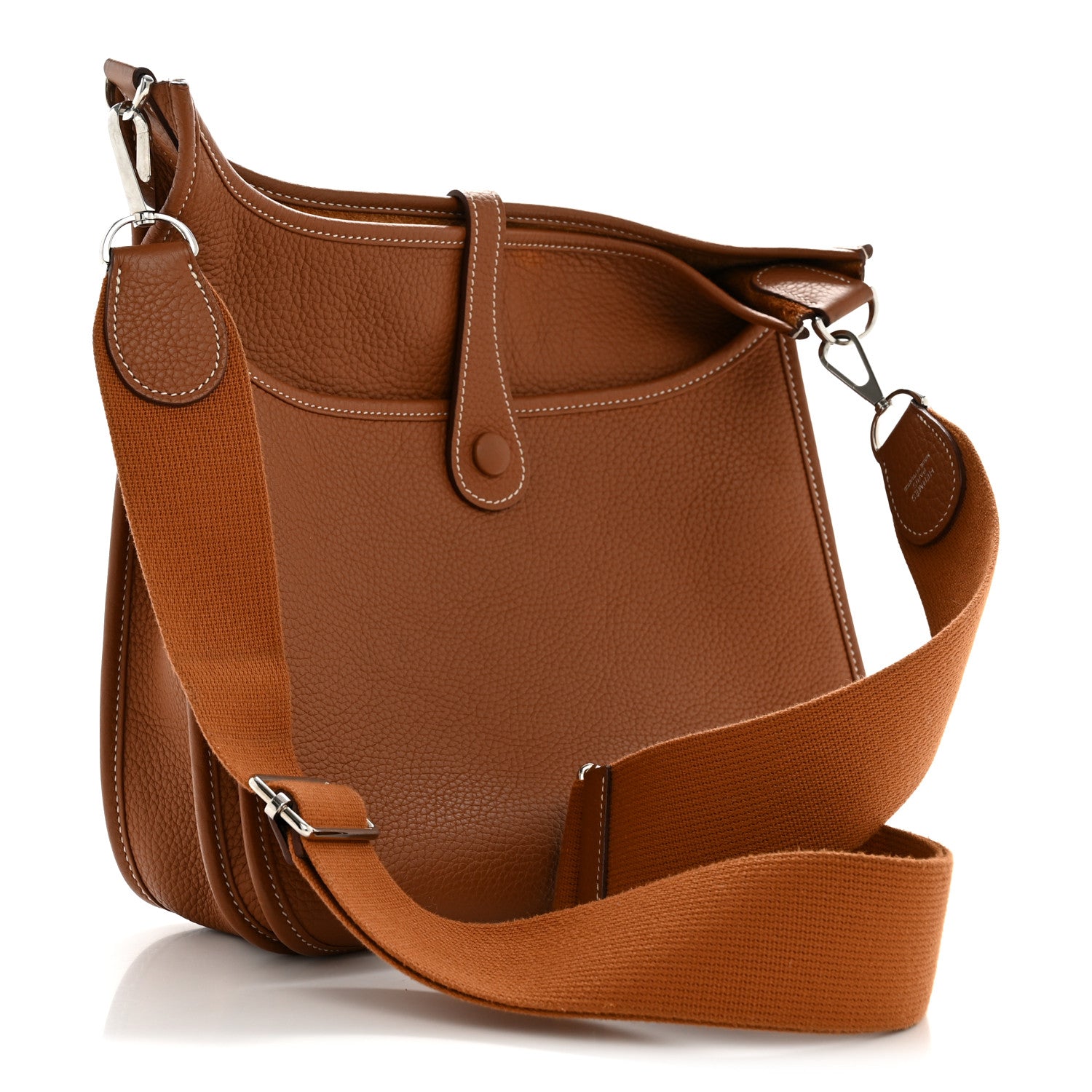 Hermes Taurillon Clemence EVELYNE III PM Gold 3 of 12
