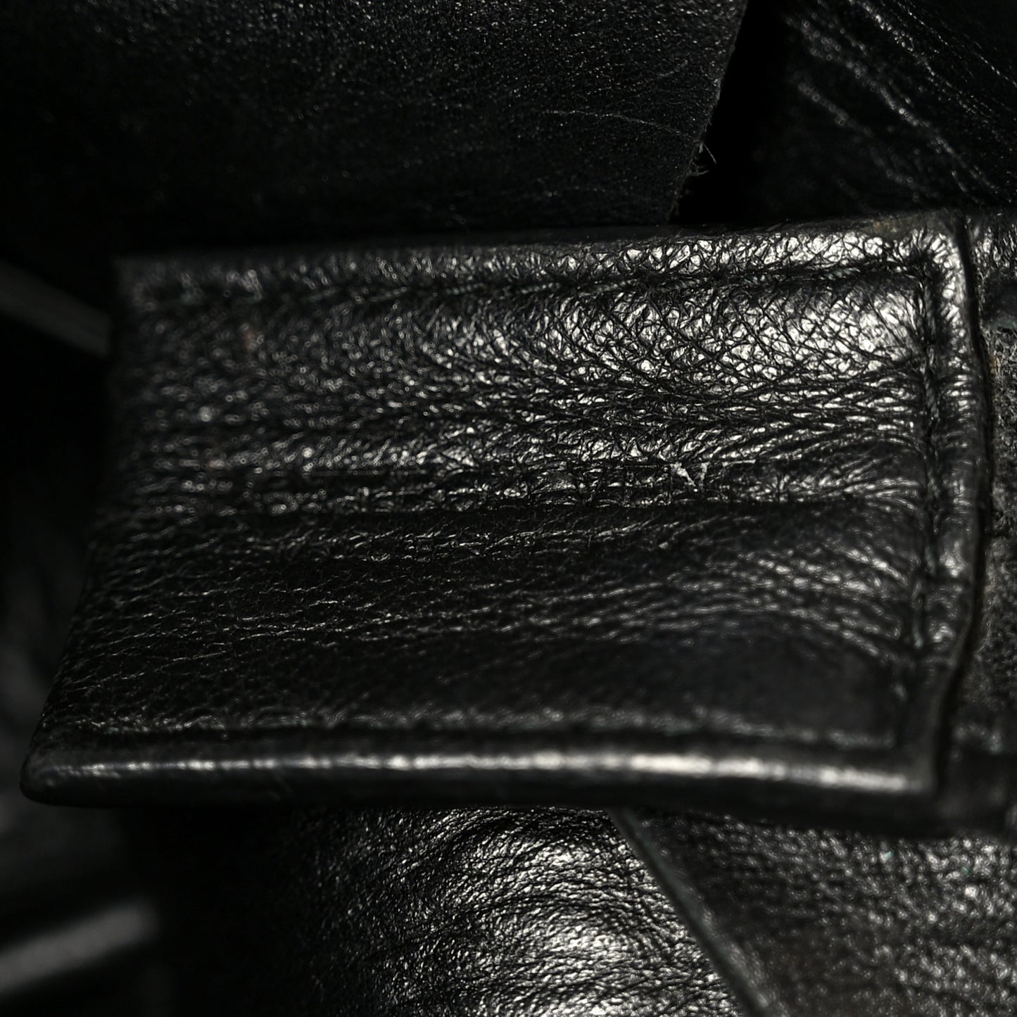 Lambskin Maxi Intreccio Small Cassette Camera Bag Black