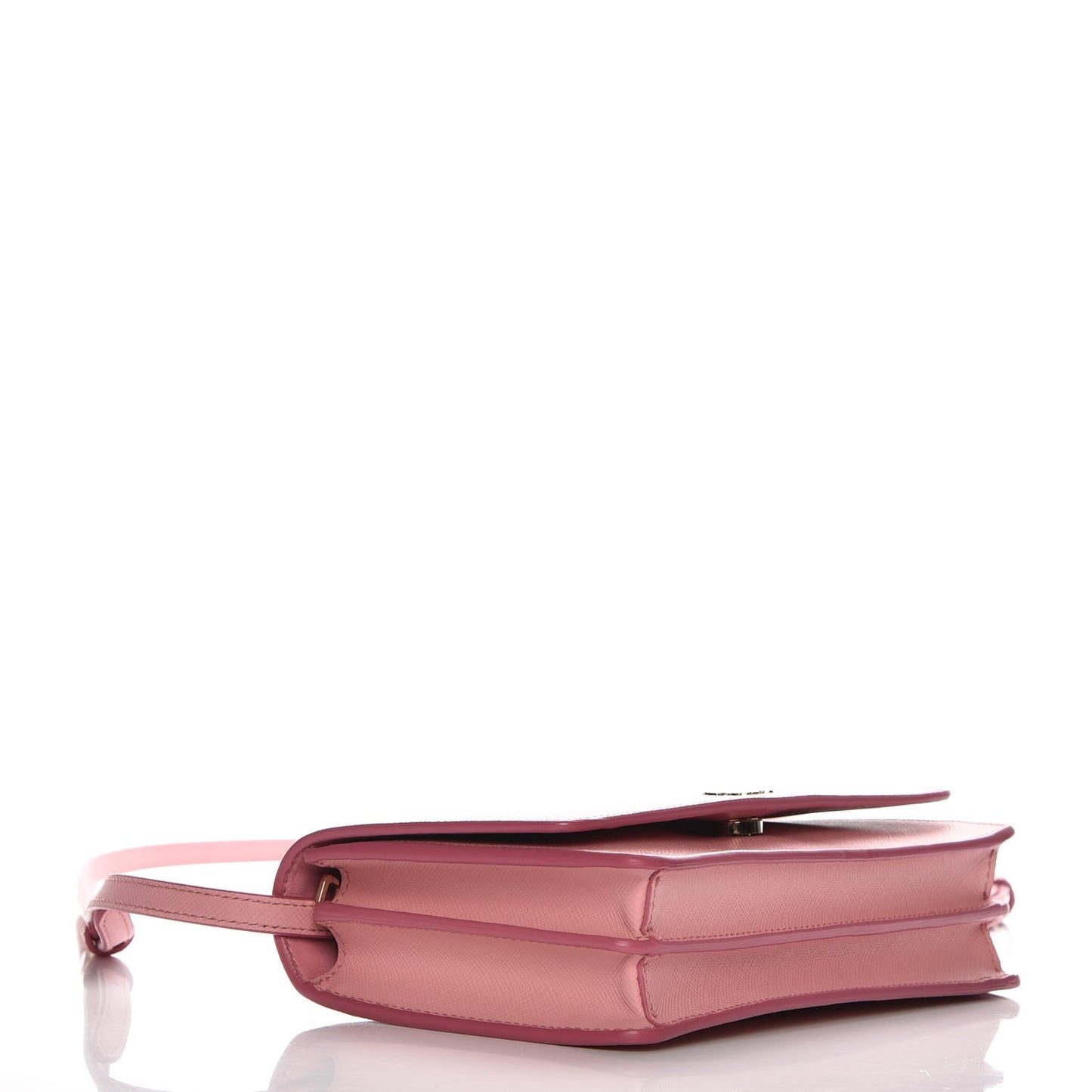 Saffiano Metal Flap Wallet Petalo