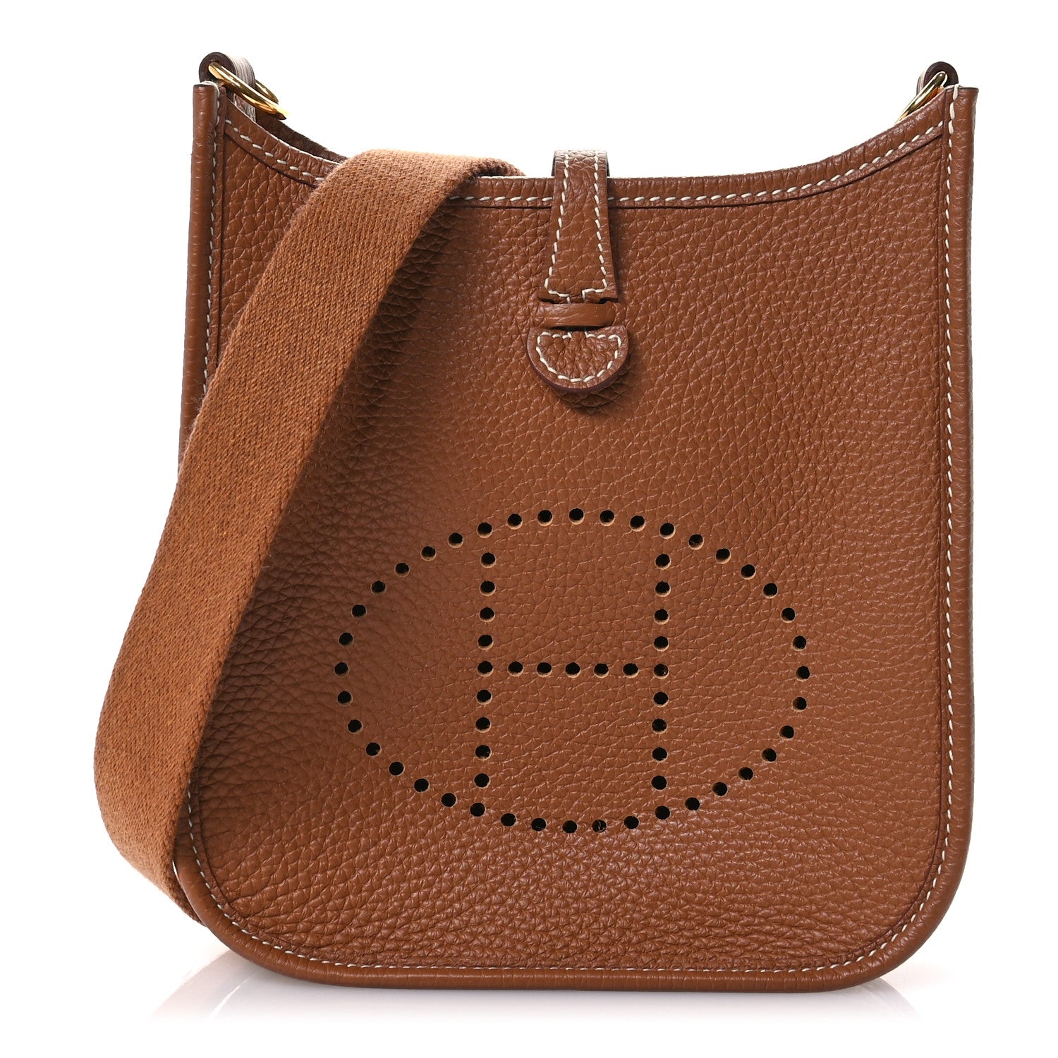 Hermes Taurillon Clemence Evelyne TPM Gold 1 of 10
