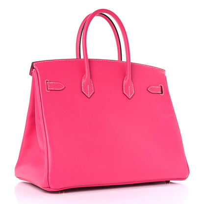 Hermes Epsom Birkin 35 Rose Tyrien 3 of 12
