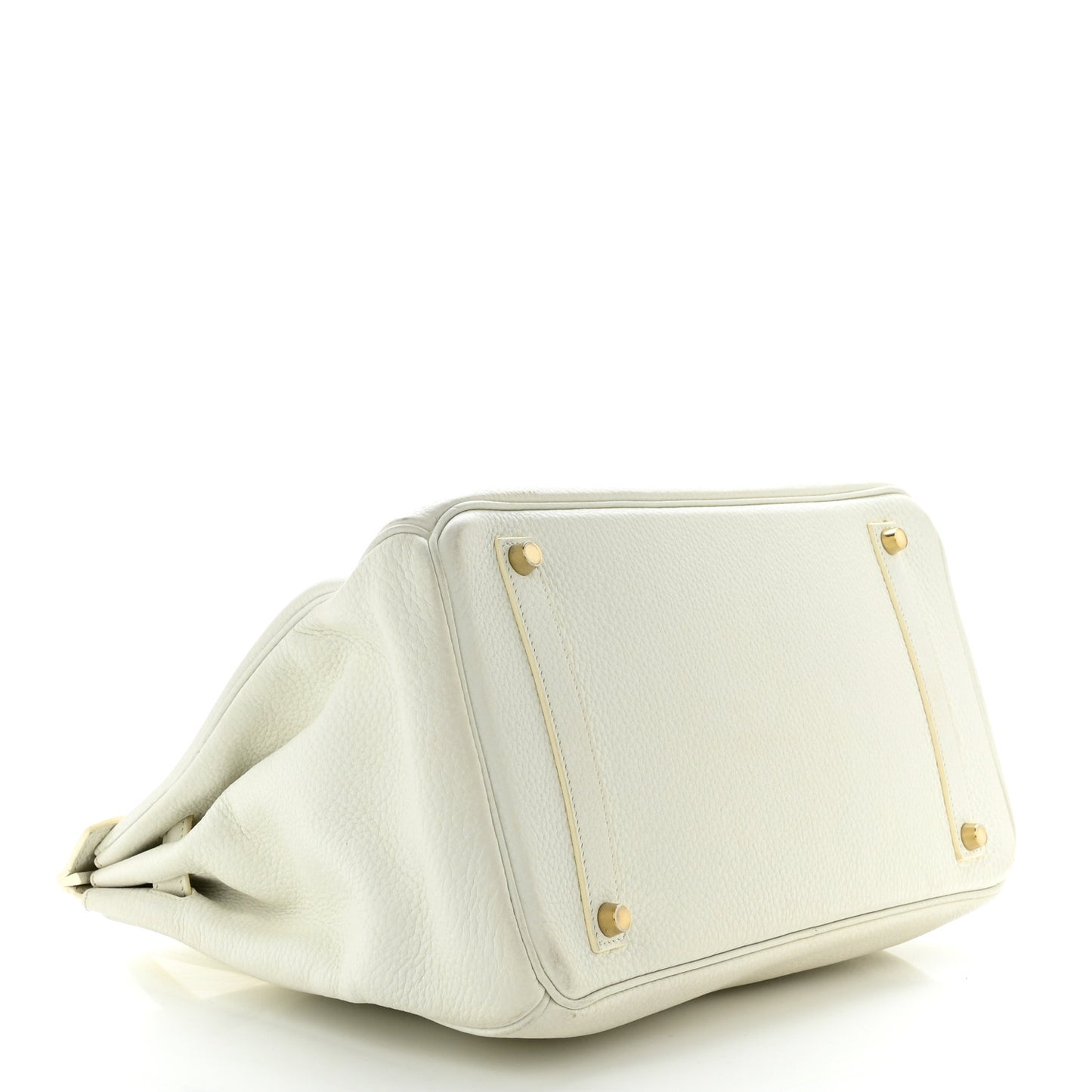 Taurillon Clemence Birkin 35 White