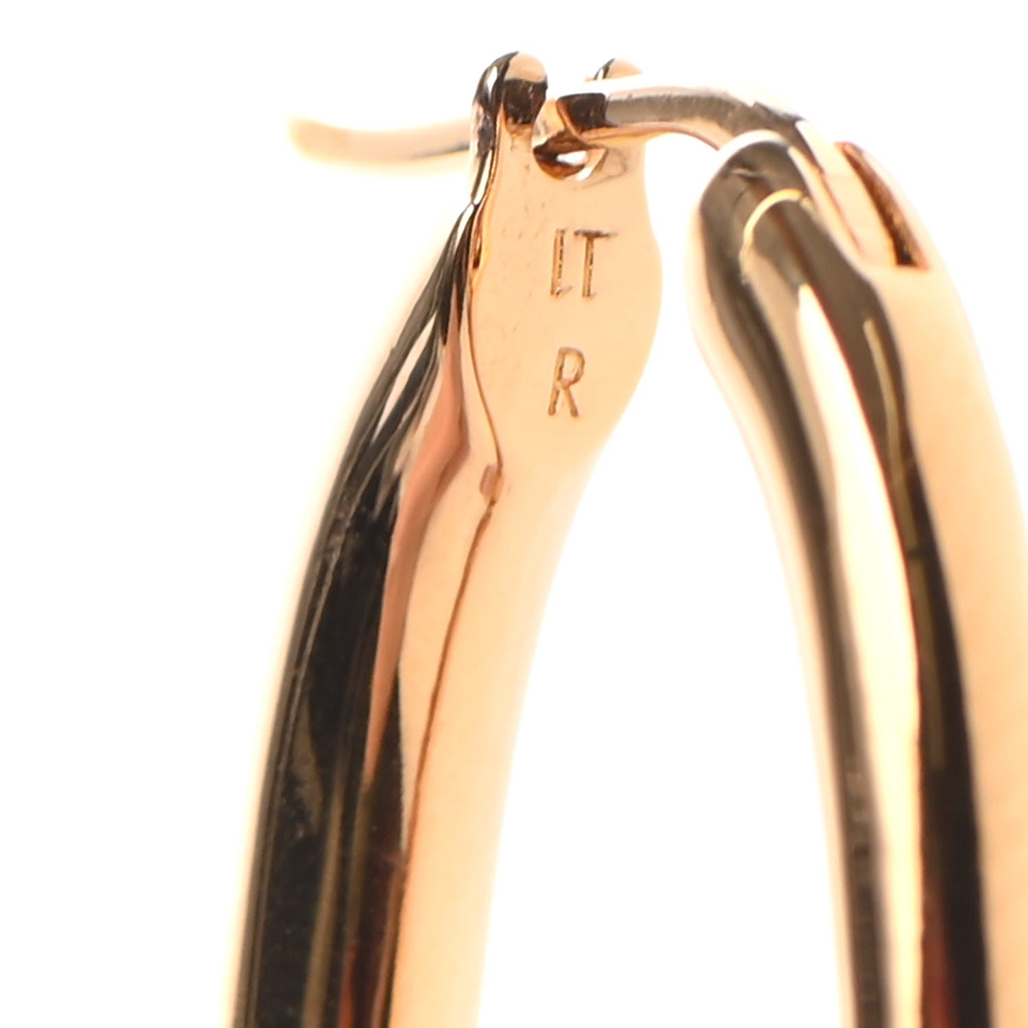 Louis Vuitton Metal Fall In Love Hoop Earrings GM Gold 4 of 5