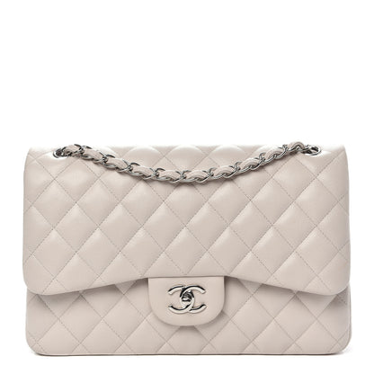 Chanel Caviar Quilted Jumbo Double Flap Ivory 1 of 14